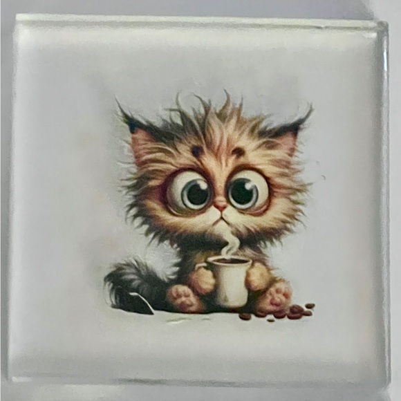 Cute Cat Coasters Set - Picture 2 of 5